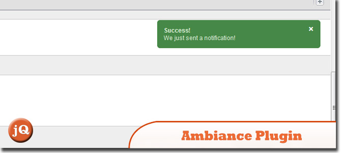 jquery notification